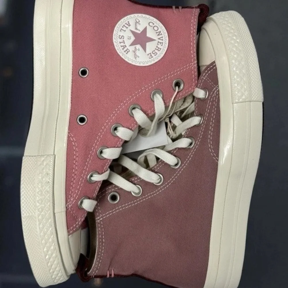 Converse Chuck Taylor 70 Hi Top Canvas Sneakers Casual Shoes Mauve M5.5, W7.5